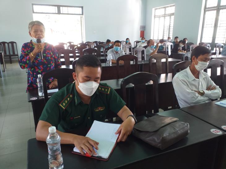 Đại biểu Hội đồng nhân dân tỉnh, huyện: Tiếp xúc cử tri trước kỳ họp thứ hai tại xã Phước Vinh